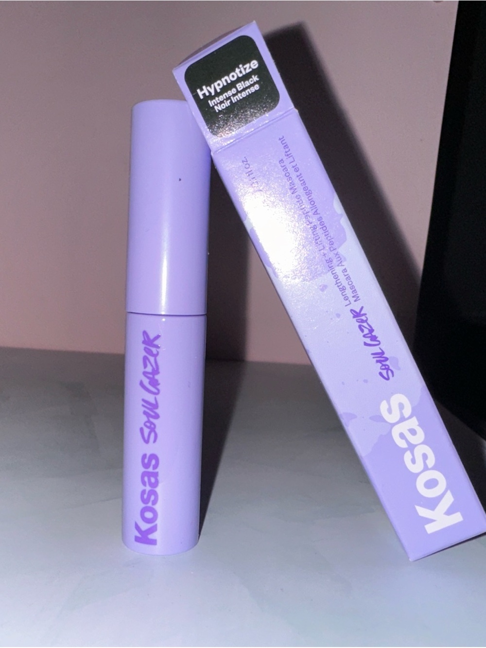 Kosas Soul Gazer Mascara — Lilac Packaging, Intense Black Shade